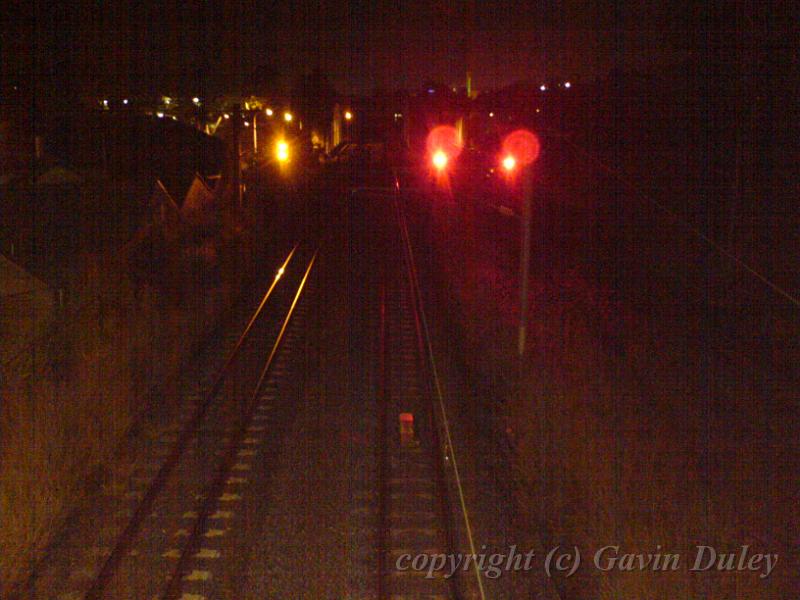 Railway line at night, South Brisbane DSC02262.JPG